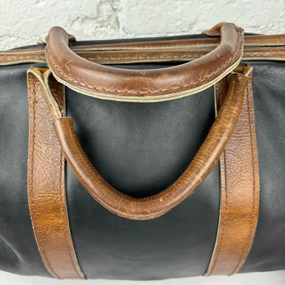 Vintage Ted Glimer Handmade Leather Medical Bag